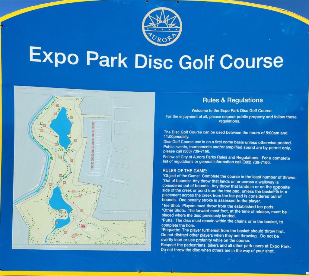Welcome to expo Disk Golf Course